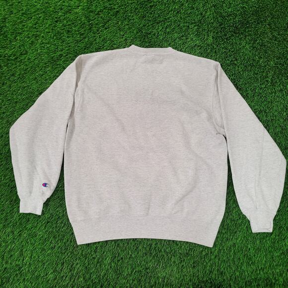 Vintage 90s Champion MSU Michigan-State Sweatshirt XL 25x27 Gray - Picture 2 of 14